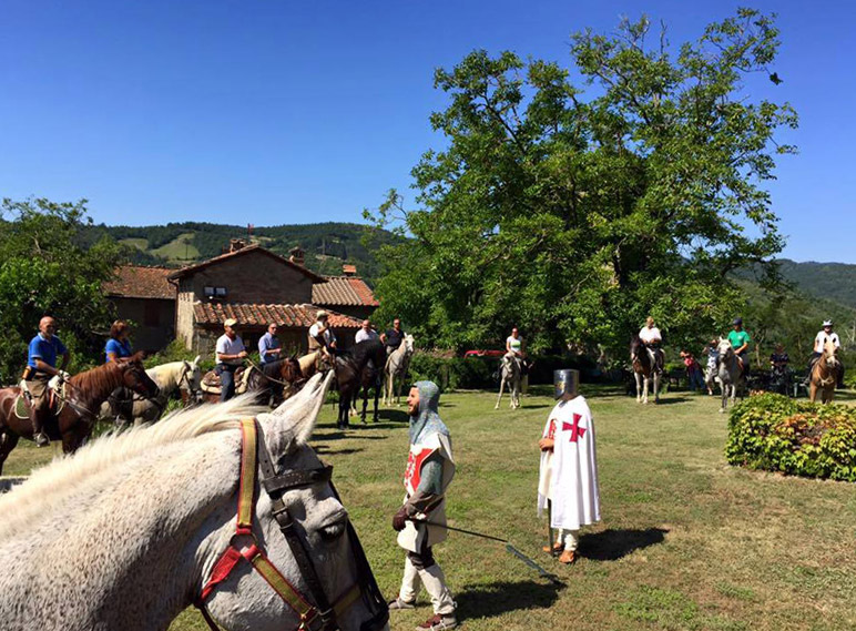 A cavallo nel medioevo